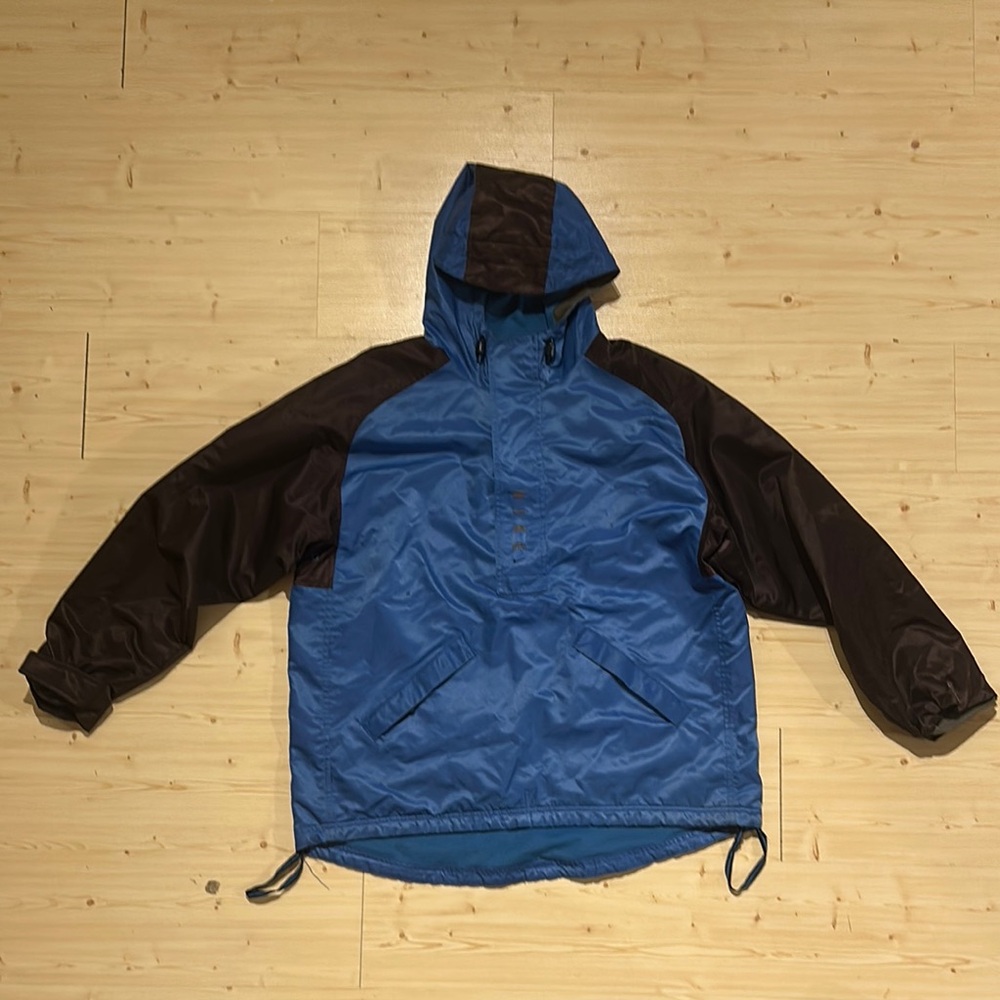 Blue and Black Men's Jacket